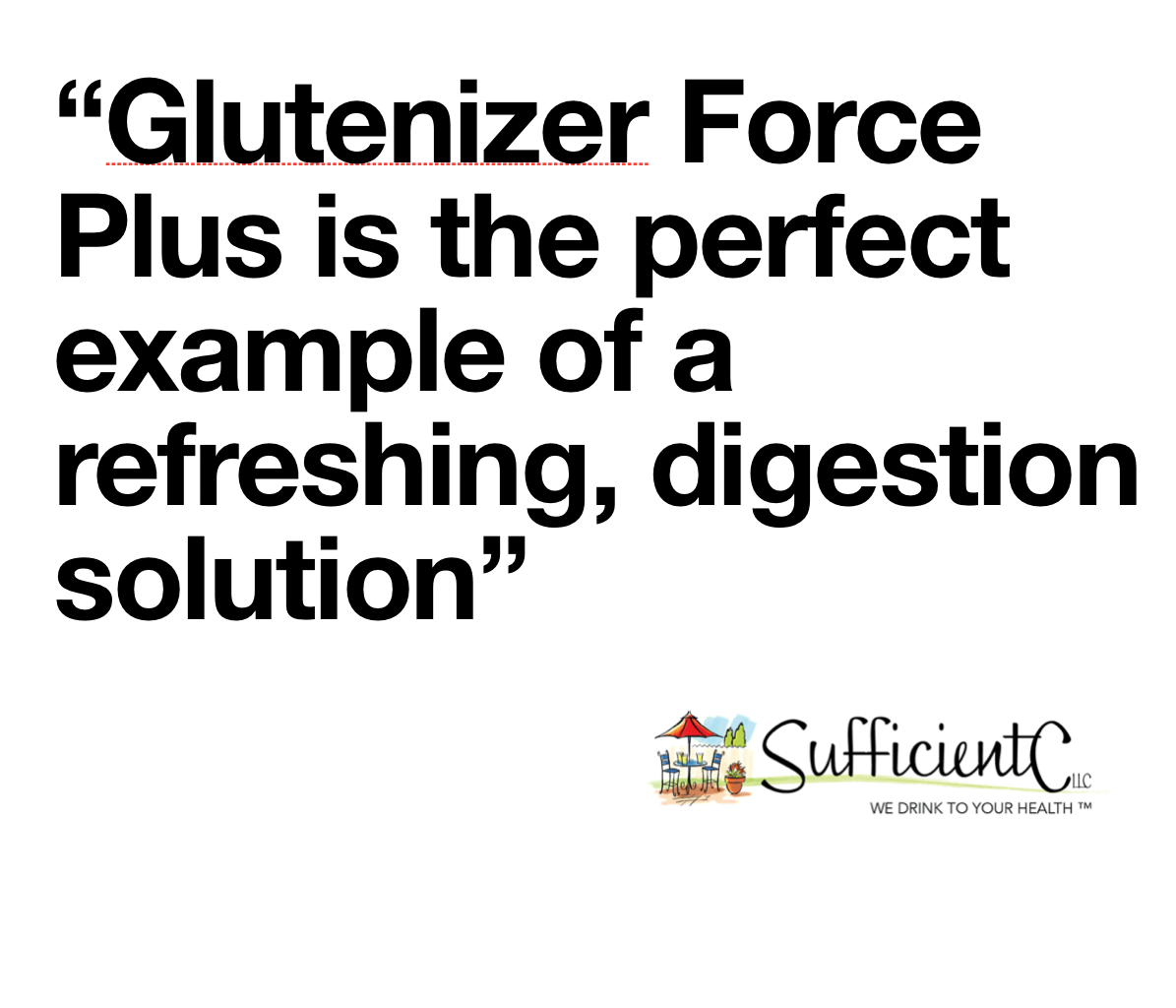 Glutenizer® Force Plus Kiwi Strawberry Digestive-Ade drink mix