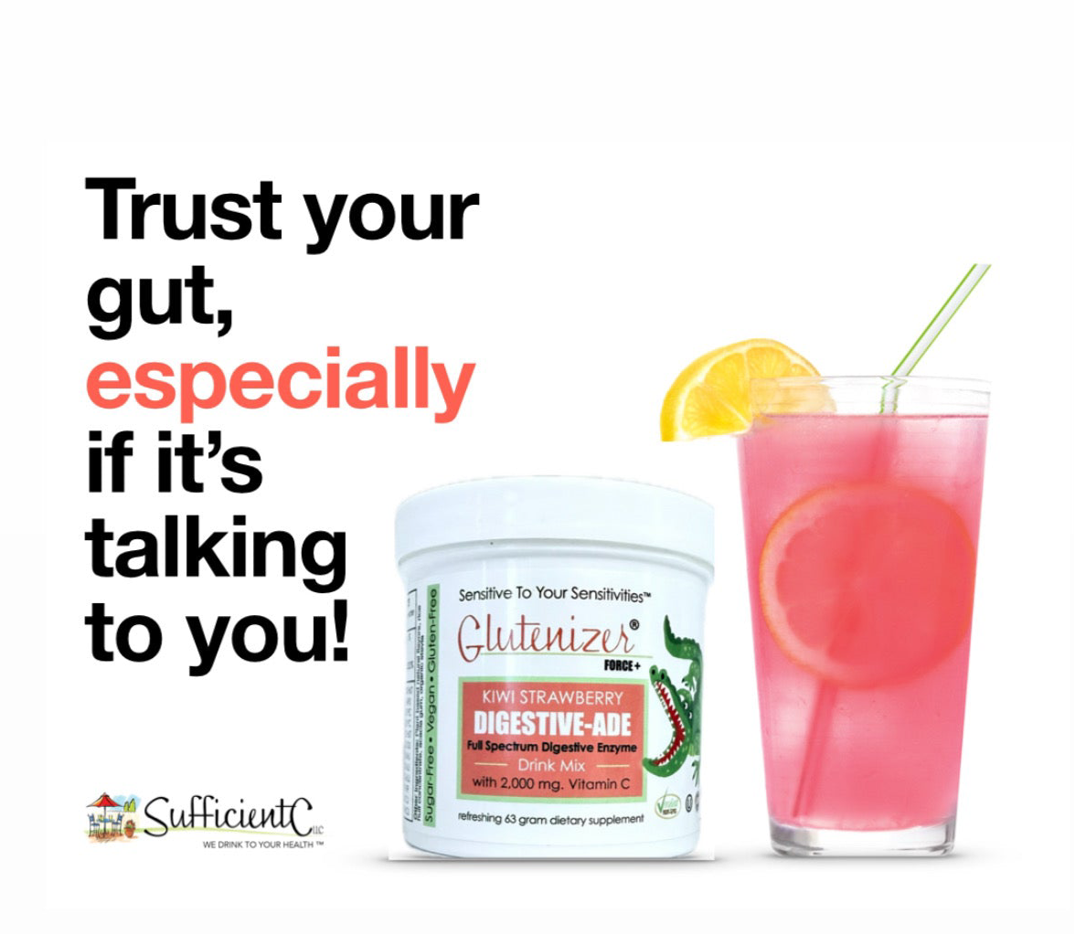 Glutenizer® Force Plus Kiwi Strawberry Digestive-Ade drink mix