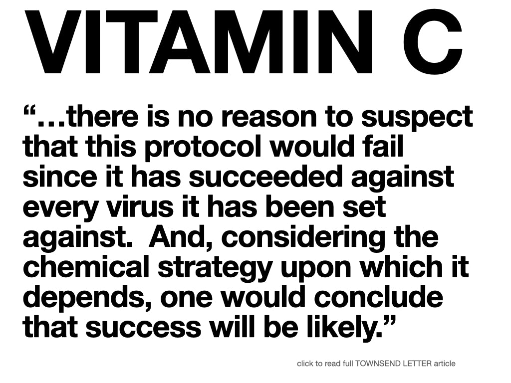 Vitamin C and Coronavirus: Not a Vaccine, Just a Humble Cure