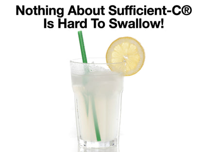Sufficient-C® High Dose Vitamin C Lemon Peach Immune-Ade drink mix 125 gram size