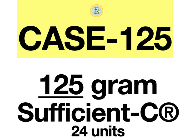 Sufficient-C® SMALL 125 gram -24 unit case-pack - $15.89 ea. x 24