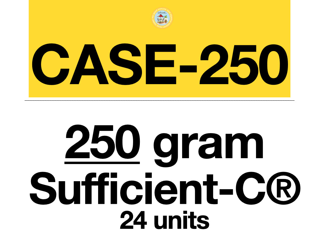 24 unit case Sufficient-C® 250 gram - $28.30 each