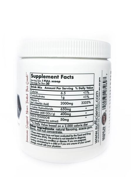 Sufficient-C® four-pack-perfect-convenience-size-bundle, 125 gram